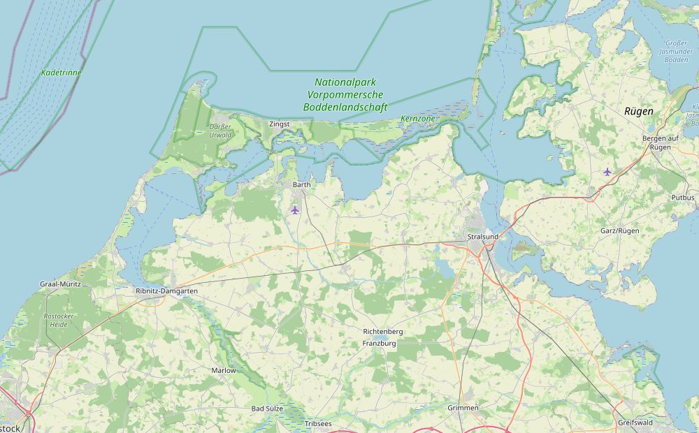 Karte: Groß Kordshagen und Umgebung